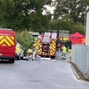 Several refuse workers became unwell after being exposed to a hazardous chemical at Belbins Business Park in Romsey