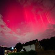 Northern Lights above West End, Southampton