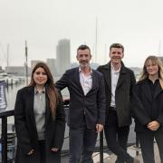 Kritika Gambhir, James Widdowson, George Miller and Lauren Smith of CBRE Southampton