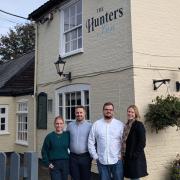 From left to right: Entertainment Manager Katie Matley-Jones, General Manager Ben Robbins, Owner Jonny Spencer and Owner Grace Spencer.