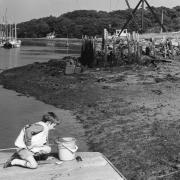 Buckler's Hard Village Festival in 1972.