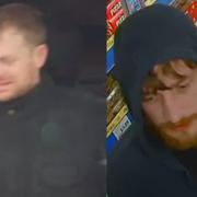 Police want to speak to the men pictured