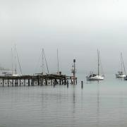 Fog at Priddy's Hard in Gosport