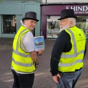 C2U Gosport director Gary Walker, left, and Gosport Tourist Information Office's Mike Critchley, who organised the event.