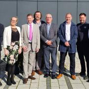 The delegation from Farnborough Aerospace Consortium included Fareham company Barnbrook Systems