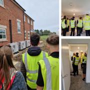 New Forest District Council (NFDC) has given students from Brockenhurst College a tour of Moore Close