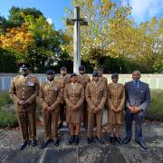 The service was held at Hollybrook Memorial