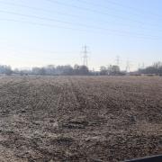 Photo of the site of the proposed battery storage facility