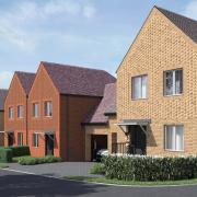 Artist impressions of the 2,500 homes to be built