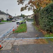 A police cordon on Sullivan Road, Sholing