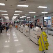 Self-service tills at Sainsbury's