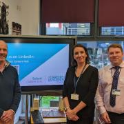 Guest speaker Ben Mason of globalbridge, Beth Bray, Post 16 Manager at Southampton City Council and Kev Sadler, Solent Careers Hub Lead