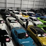 A look down at 30 cars, worth £6.5million, recovered in a seven year operation.