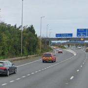 A27 exit on the M27