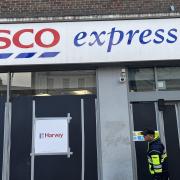 The Tesco Express store on Southampton High Street.