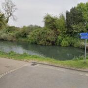 The canal on South Bank, Chichester