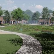 CGI artist impression of the proposed housing development on land at the rear of the former St Mary's Independent School. Picture: Sovereign Network Group/Williams Lester Architects/SCC Planning Portal