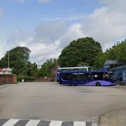 Police were called to Fareham bus station following reports of a woman with a knife