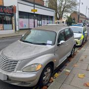 A car was seized by police in Fareham after the driver was unable to prove it was insured