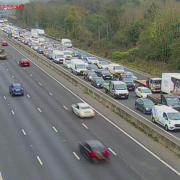 Delays are building on the M27 after a morning incident.