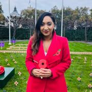 Satvir Kaur in the House of Commons Gardens of Remembrance