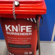 Police officers will visit New Forest schools to discuss knife crime as a surrender bin is installed