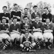 Totton Youth Club football team in 1954/55