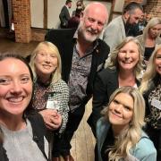 Representatives from South Hampshire College Group gather with fellow finalists at pre-awards drinks reception