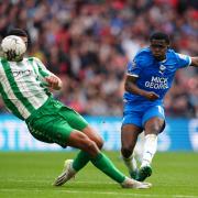 Peterborough United's Kwame Poku (right) is a rising star in the Football League