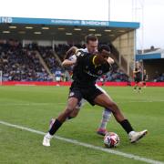 Southampton's Zach Awe (right) is on loan at Accrington Stanley