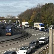 Redbridge Roadabout slip road closed after crash