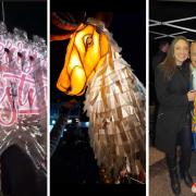 Animations transform Bargate during 2024 Christmas light switch on