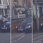 Stills from video from Abbotsbury Road crash caused by Leon Fowler