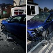 The crash on South East Road, Sholing