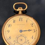 The gold pocket watch presented to Captain Arthur Rostron by three survivors of the Titanic disaster in 1912