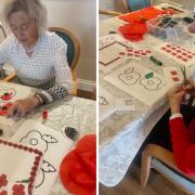 Residents at the Fernes Care Home in Fareham