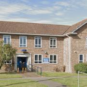 Totton Police Station on Testwood Lane.