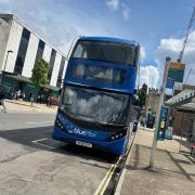 Stock image of a bus in Southampton City Centre. Picture: LDRS