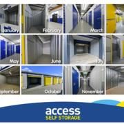 A storage unit from the Southampton site was chosen to feature as 'Mr March'