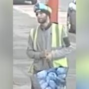 Police have issued CCTV images of a man they want to speak to in connection with the reported shoplifting.