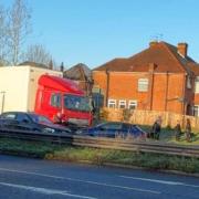 The Totton Bypass has reopened following a crash involving a lorry and a car