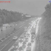 Drivers facing rush-hour delays on M27 as one lane blocked