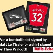 Signed collectables from a club icon are up for grabs to our subscribers