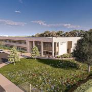 3D view towards South elevation and main entrance. Image: Hampshire County Council