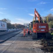 National Highways has set a date for when the 50 mph speed limit is set to be lifted  works on the M27