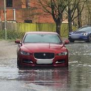 Flooding in Chandler's Ford earlier this year