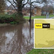 Flooding in Hinkler Road, Southampton