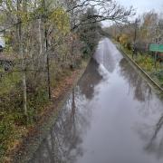 Flooding on Thomas Lewis Way