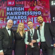 Andrew Smith at the Southern Hairdresser of the Year awards