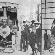 Southampton and District Pictorial showed the damage caused to the Nationa; Provincial Bank when it was hit by a steam tractor.